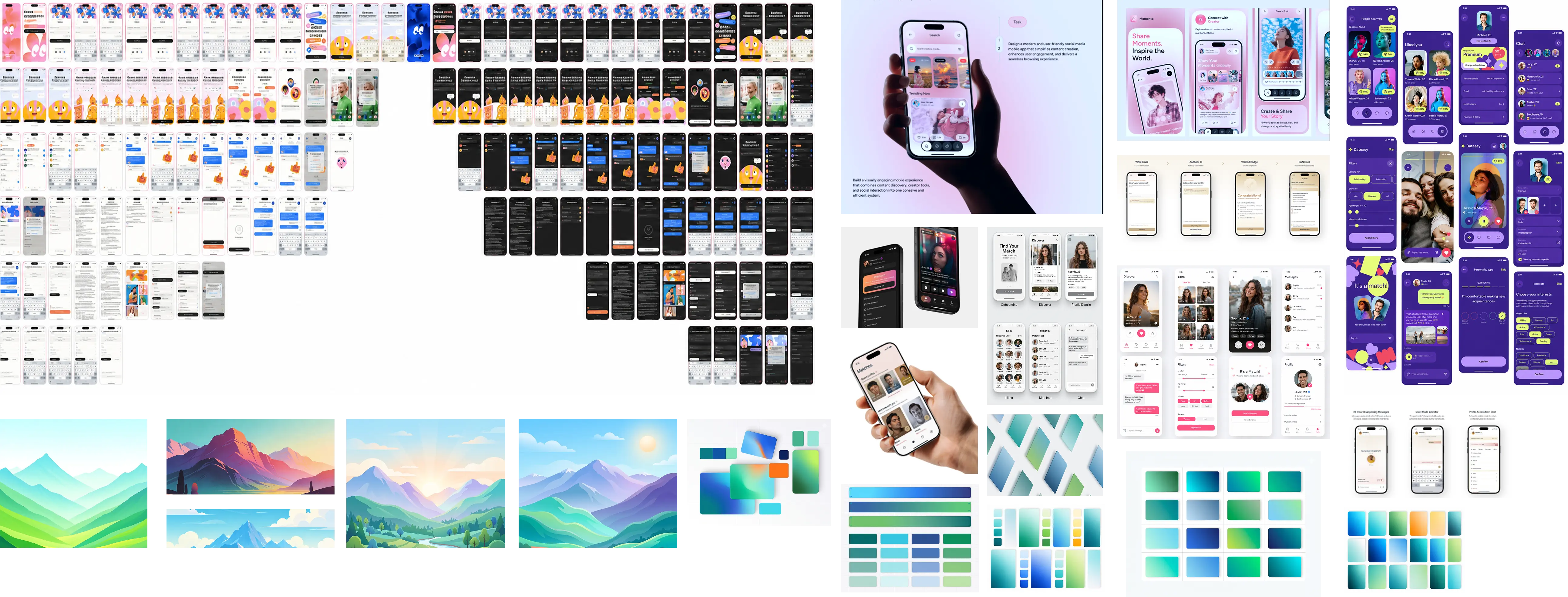 Pencil Sketch Wireframes